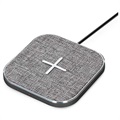 Ksix Universal Fast Wireless Charger - 15W - Grey