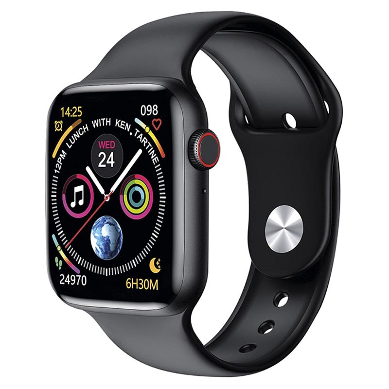Ksix Urban 2 Waterproof Smartwatch With 24h Heart Rate Black