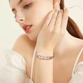 L18 Ultra-Thin Fitness Tracker / Smart Bracelet for Women (Open Box - Excellent) - Gold / Pink