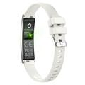 L18 Ultra-Thin Fitness Tracker / Smart Bracelet for Women - Silver