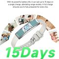 L18 Ultra-Thin Fitness Tracker / Smart Bracelet for Women - Silver