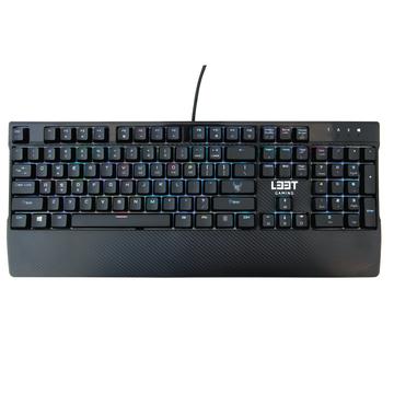L33T Gaming Megingjörd RGB Mechanical Gaming Keyboard - Black