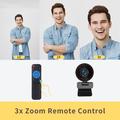 L52 4K Ultra HD Webcam with AI Tracking, Remote Control - Black