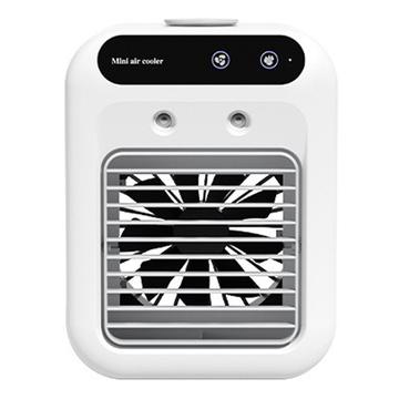 L7 Mini Air Cooler with Dual Nano Mist Humidifier 500ml - White