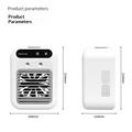 L7 Mini Air Cooler with Dual Nano Mist Humidifier 500ml - White