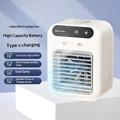 L7 Mini Air Cooler with Dual Nano Mist Humidifier 500ml - White