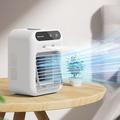 L7 Mini Air Cooler with Dual Nano Mist Humidifier 500ml - White