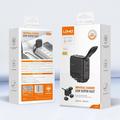LDNIO Q2618 65W GaN Fast Charger with Interchangeable Plugs - USB-C/USB-A - Black