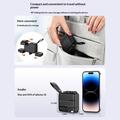 LDNIO Q2618 65W GaN Fast Charger with Interchangeable Plugs - USB-C/USB-A - Black