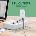 LDNIO SEW3452 WiFi Smart Power Strip - 30W PD Fast Charging, 3 EU Outlets, 4 USB Ports and App Remote Control