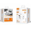Ldnio Z9 20W Travel Adapter - 2x USB-C PD, USB-A QC3.0 - Black