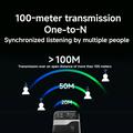LE526 Bluetooth 6.0 Auracast Audio Adapter with Microphone - Black