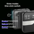 LE526 Bluetooth 6.0 Auracast Audio Adapter with Microphone - Black