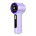 LED Display Handheld Fan with 100 Speed Levels & Type-C Charging - 3000mAh