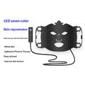 LED Skin Rejuvenation Face Mask with Remote Control - Black
