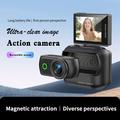 LK-018 Magnetic Detachable Action Camera with 2.0" Flip Screen - 1080P