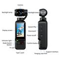 LK-032 Handheld Vlog Action Camera with Stabilization - Black