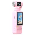 LK-032 Handheld Vlog Action Camera with Stabilization - Pink