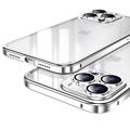 Luphie Anti-scratch iPhone 14 Pro Hybrid Case - Silver