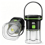 LY27 Water Resistance Camping Lamp with 7 Modes - Black