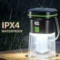 LY27 Water Resistance Camping Lamp with 7 Modes - Black