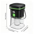 LY27 Water Resistance Camping Lamp with 7 Modes - Black