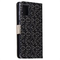 Lace Pattern Samsung Galaxy A41 Wallet Case - Black