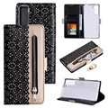 Lace Pattern Samsung Galaxy S21 5G Wallet Case - Black