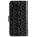 Lace Pattern iPhone X / iPhone XS Wallet Case