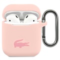 Lacoste AirPods / AirPods 2 Liquid Silicone Case - Pink