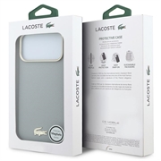 iPhone 18 Pro Lacoste Champs Élysées Case - MagSafe Compatible - Light Grey