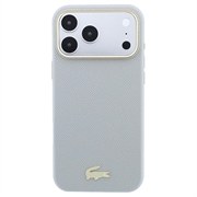 iPhone 18 Pro Max Lacoste Champs Élysées Case - MagSafe Compatible - Light Grey