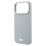 iPhone 18 Pro Max Lacoste Champs Élysées Case - MagSafe Compatible - Light Grey
