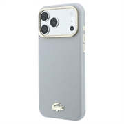 iPhone 18 Pro Max Lacoste Champs Élysées Case - MagSafe Compatible - Light Grey