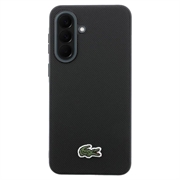 Samsung Galaxy A37 Lacoste Iconic Petit Pique Woven Logo Case - Black