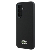 Samsung Galaxy A57 Lacoste Iconic Petit Pique Woven Logo Case - Black