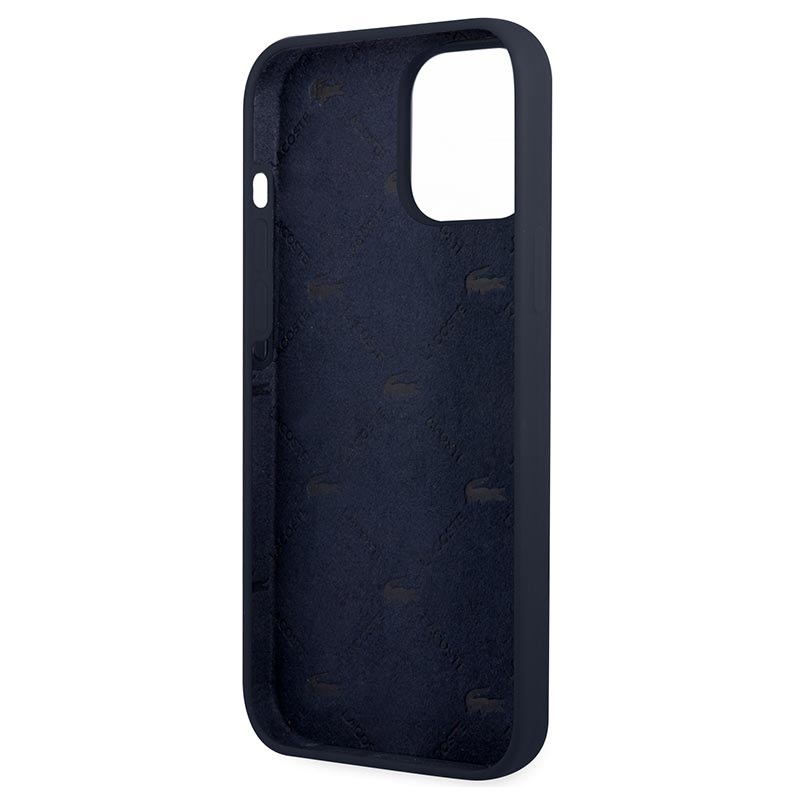 Lacoste iPhone 13 Pro Liquid Silicone Case Blue