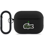 AirPods Pro 3 Lacoste Petit Pique Croc Logo Patch Case - Black