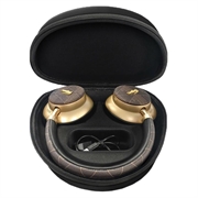 Lacoste The Blend LH04 Bluetooth 5.4 Over-Ear Headphones - ENC, 32-Hour Battery - Brown