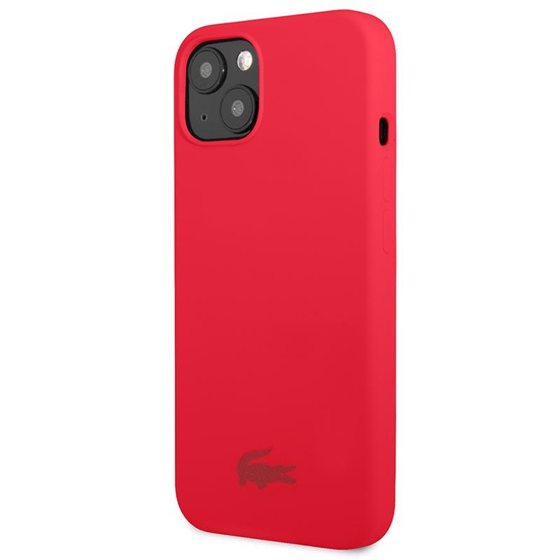 Lacoste iPhone 13 Liquid Silicone Case Red