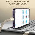 Ldnio LC211i Braided Fast Charging USB-C to Lightning Cable - 1m, 30W - Titanium Gold