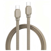 Ldnio LC122-C Braided USB-C Fast Charging Cable - 1m, 65W - Titanium Gold