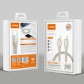 Ldnio LC212C Braided USB-C Fast Charging Cable - 2m, 65W - Grey