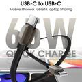 Ldnio LC212C Braided USB-C Fast Charging Cable - 2m, 65W - Grey
