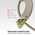 Ldnio LC212C Braided USB-C Fast Charging Cable - 2m, 65W - Titanium Gold