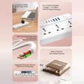 Ldnio SC5614 Power Strip with 5 Outlets and 6 USB Ports - 2m, EU P