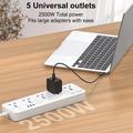 Ldnio SC5614 Power Strip with 5 Outlets and 6 USB Ports - 2m, EU P