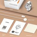 Ldnio SW02 Womens Smartwatch with Heart Rate, Blood Oxygen - Silver