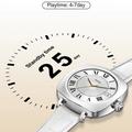 Ldnio SW03 Womens Smartwatch with 100+ Sports Modes, Health Monitoring - Silver
