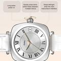 Ldnio SW03 Womens Smartwatch with 100+ Sports Modes, Health Monitoring - Silver